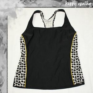 Reebok Circle Design Swim Tankini Top